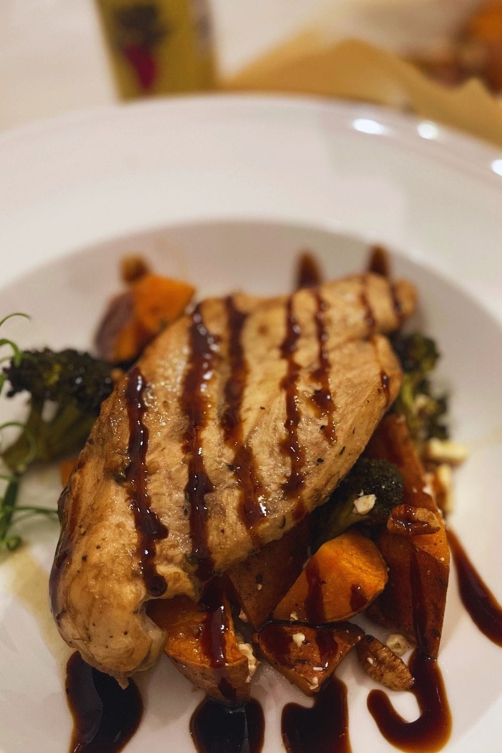 sheet pan balsamic chicken and veggies