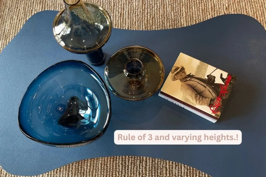 Decorating a coffee table decorating an odd shape coffee table