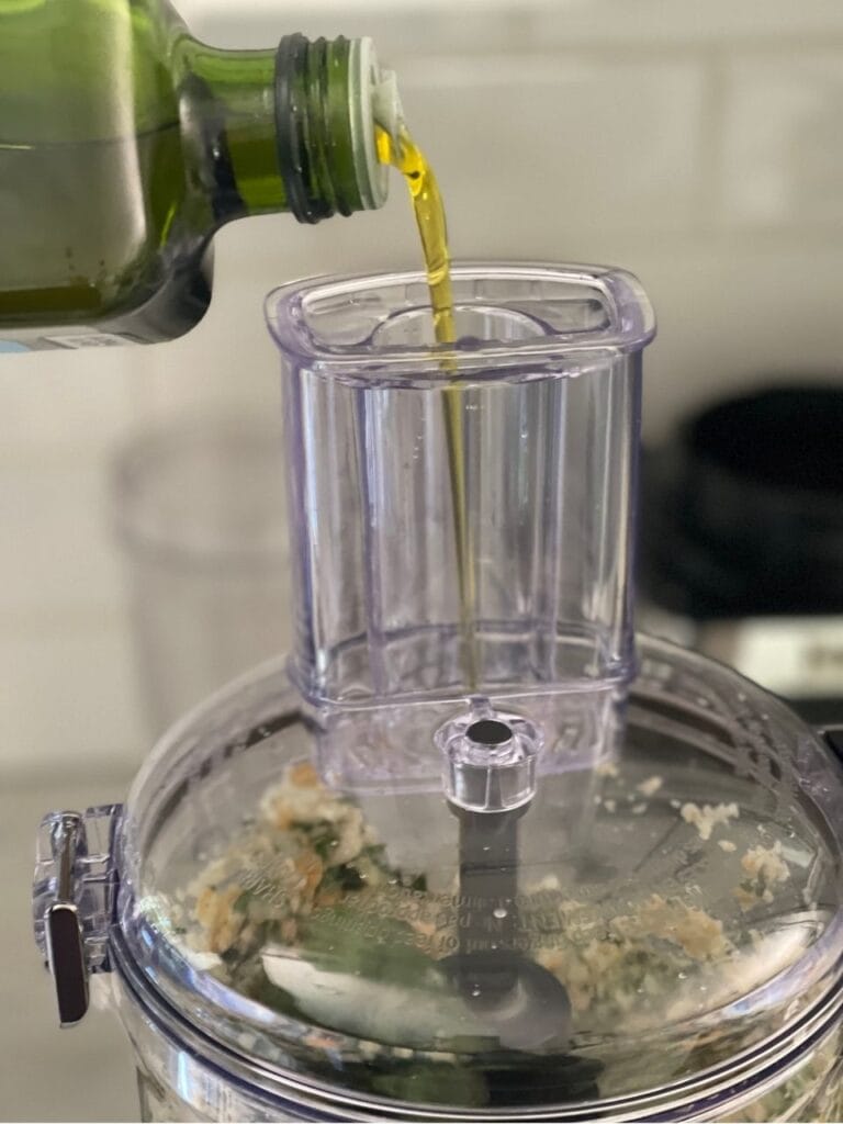 Basil pesto hummus recipe