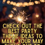 A holiday sparkler at night.