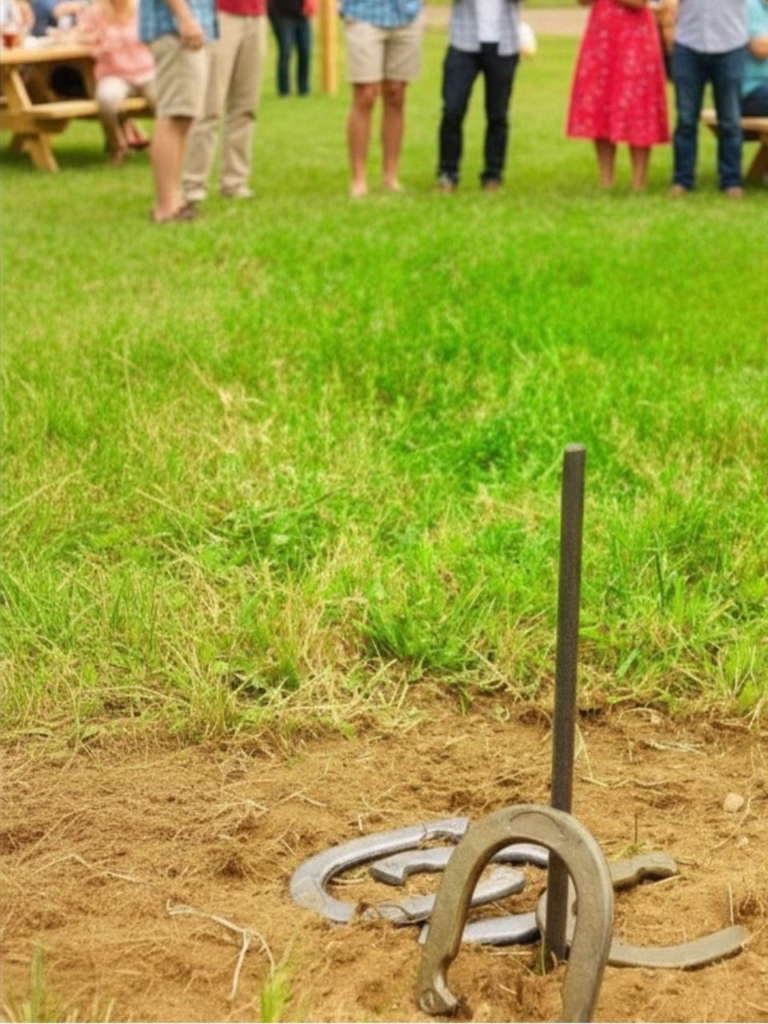 a horseshoe game