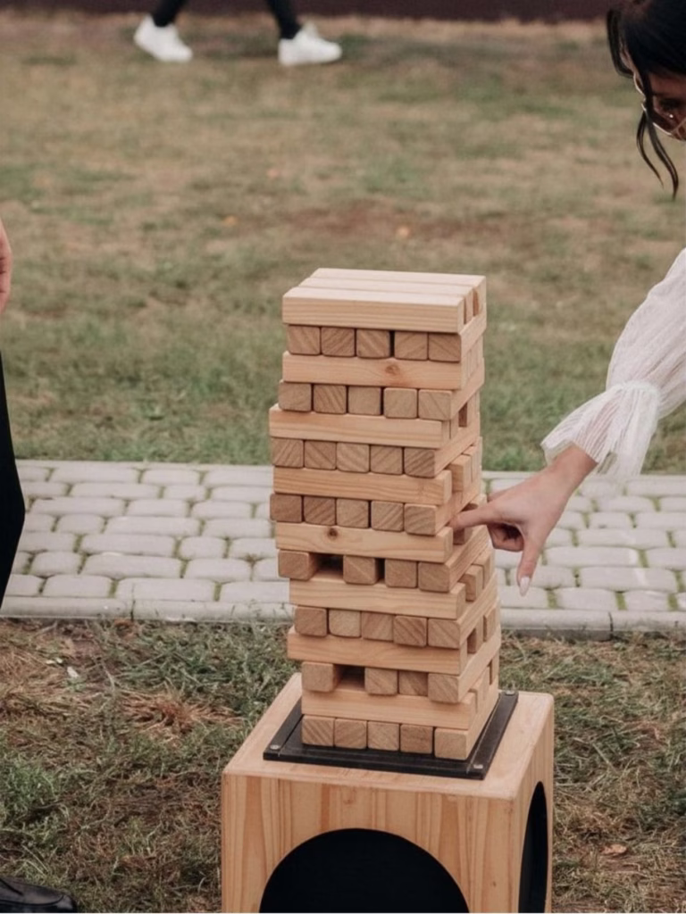 a jenga style game