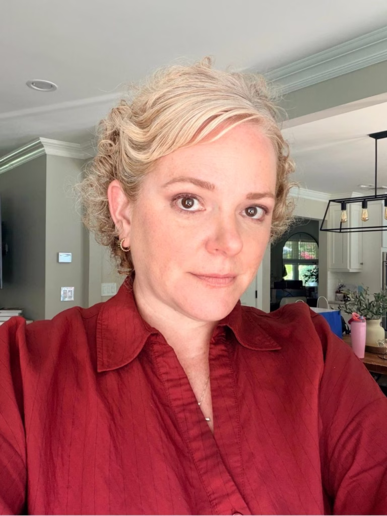 woman with short hair