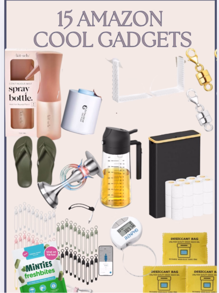 collage of products for amazon cool gadgets